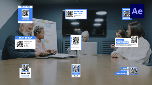 Videohive Corporate Qr Code Titles /Ae