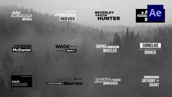 Videohive Smooth Simple Titles /Ae