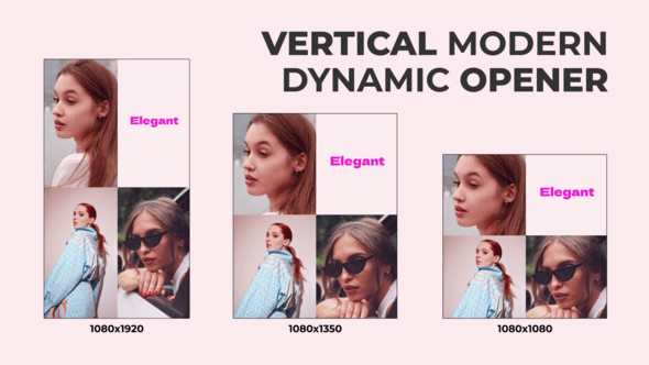 Videohive Vertical Modern Dynamic Opener /Ae