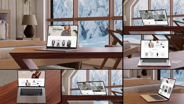 Videohive Laptop Mockups 60769079