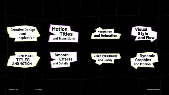 Videohive Creative Titles | After Effects 60749974