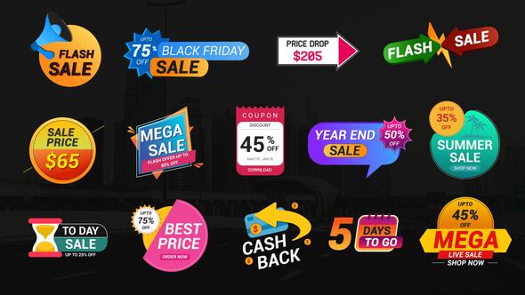 Videohive Sale Badges 60798225