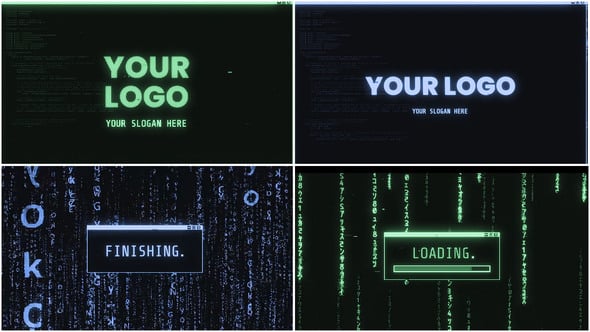 Videohive Glitch Tech Logo Reveal 60960042