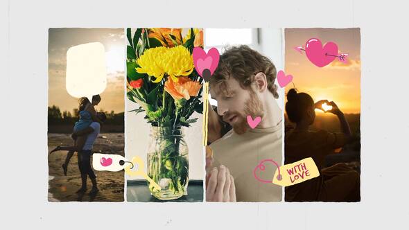 Videohive Multi Screen Valentine Day Opener