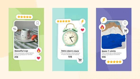 Videohive Product Promo Cards