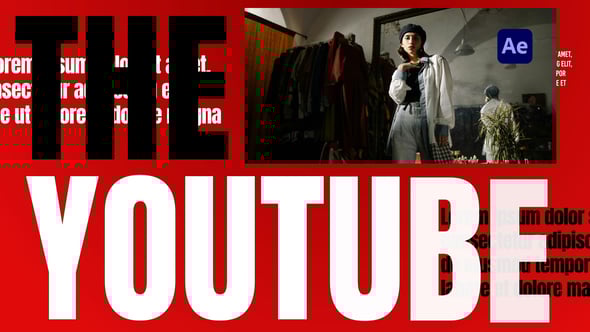 Videohive Youtube Vlog Opener for After Effects