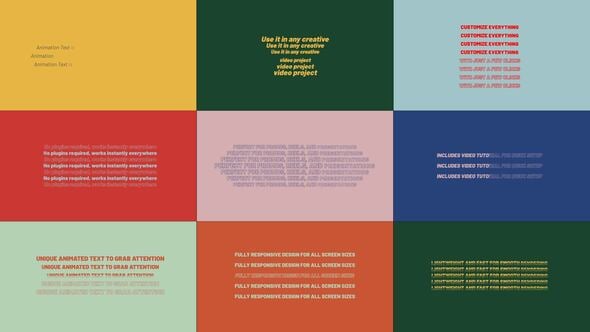 Videohive Animation Text 1.0  AE