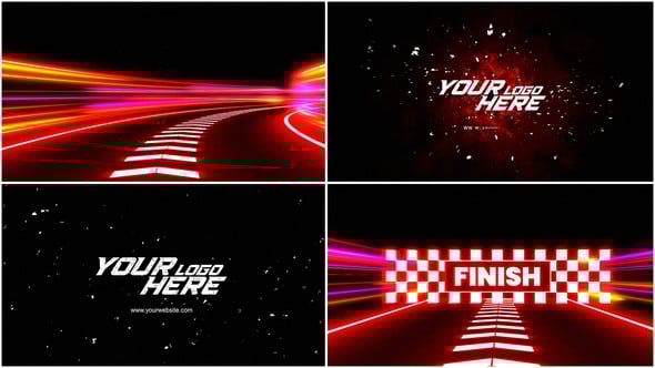Videohive Race Logo Animation