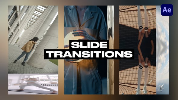 Videohive Vertical Slide Transitions 58718815