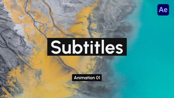 Videohive Subtitles 61054518