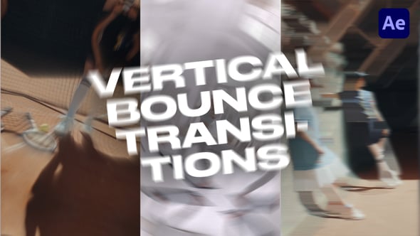 Videohive Vertical Bounce Transitions