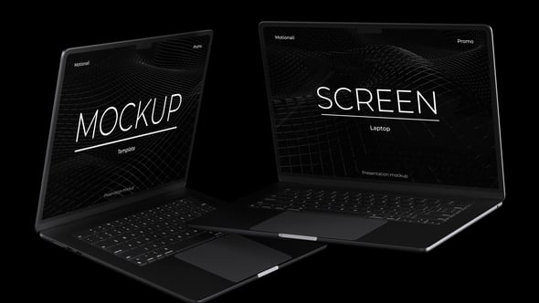 Videohive Laptop Mockup 60761033