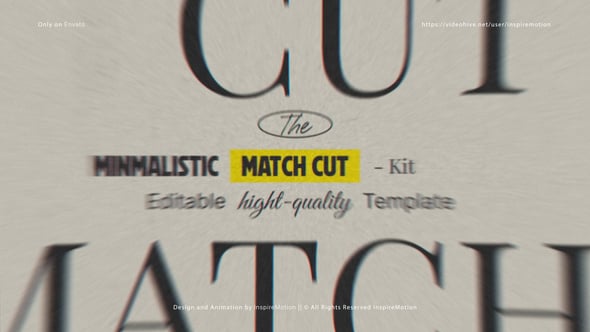 Videohive Text Match Cut 60441449