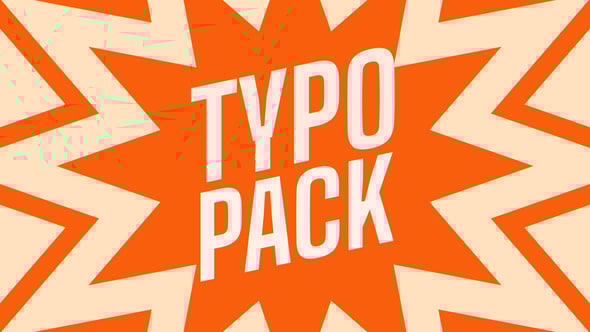Videohive Creative Typography Pack | After Effects