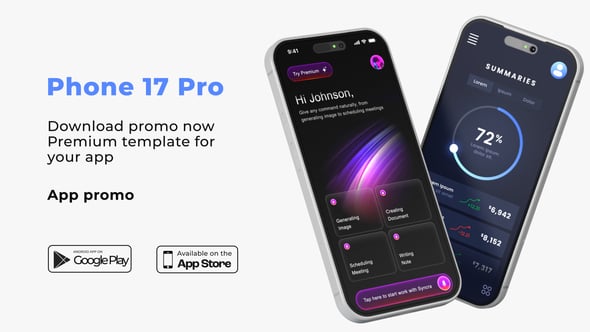 Videohive Phone 17 Pro Max Mockup | App promo