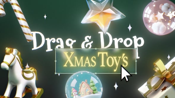 Videohive 3D Christmas Toys