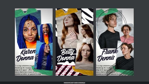 Videohive Collage Photo Slideshow Stories