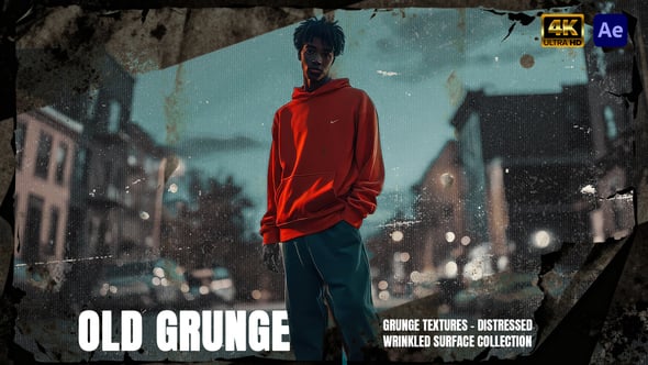 Videohive Old Paper Grunge Textures – Distressed Wrinkled Surface Collection