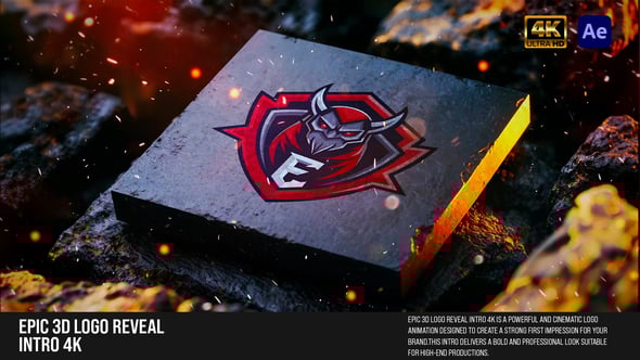Videohive Epic 3D Logo Reveal Intro 4K