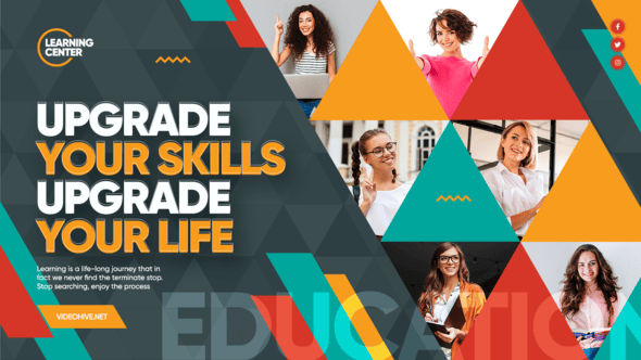 Videohive Colorful Education Slideshow 29594360