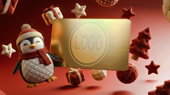 Videohive Christmas Gift Logo Opener
