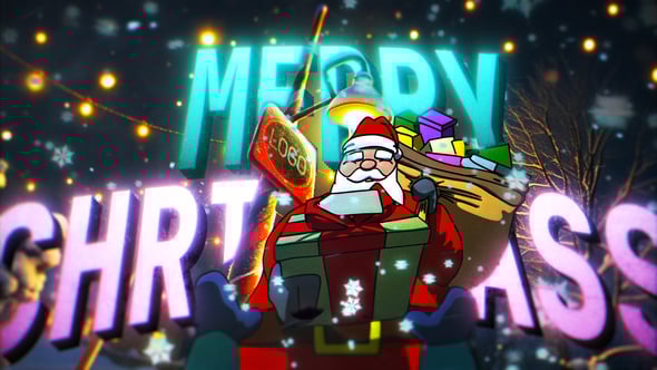 Videohive Christmas Santa intro