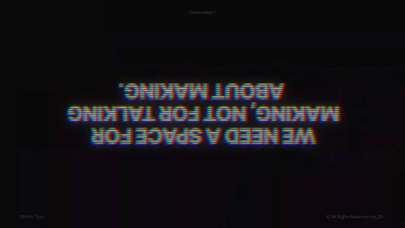 Videohive Glitchy Typo