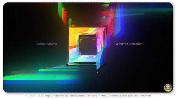 Videohive Contour Strokes – Logotype Animation