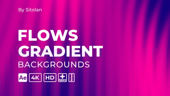 Videohive Flows Gradient Backgrounds