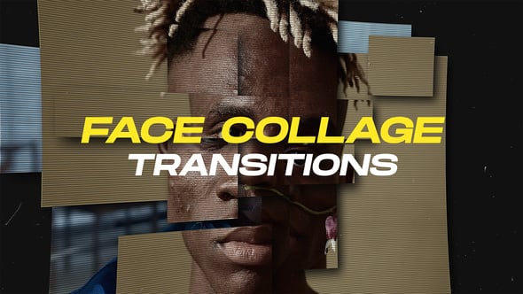 Videohive Face Collage Transitions