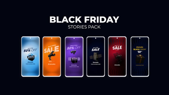 Videohive Black Friday Stories Pack