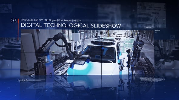 Videohive Digital Technological Slideshow