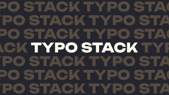 Videohive TYPO STACK