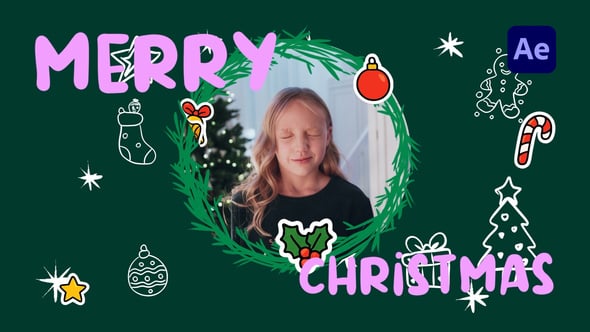 Videohive Cute Holiday Christmas Intro