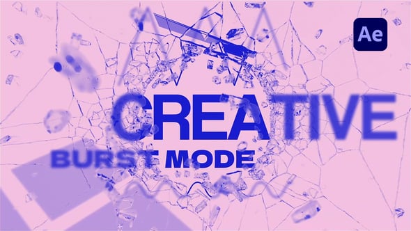 Videohive Glass Shards Motion Typography Intro