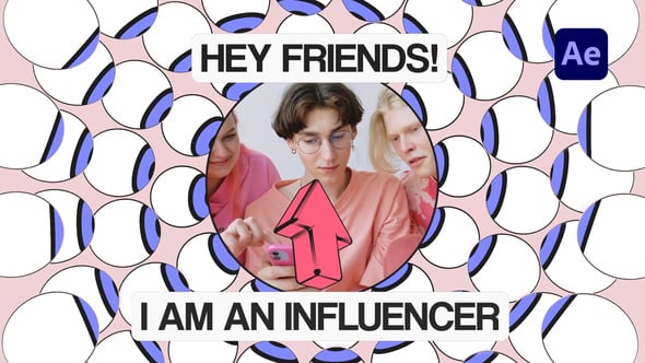 Videohive Cute 3D Pop-Art Intro