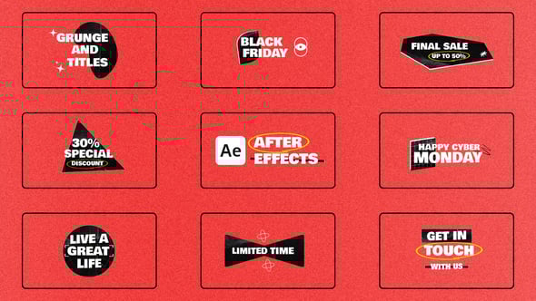 Videohive Grunge Titles 60790020