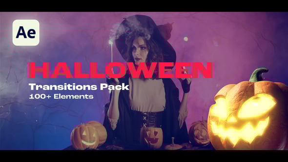 Videohive Halloween Transitions 60296191