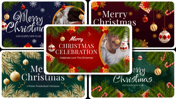 Videohive Intro Christmas Text Opener
