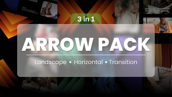 Videohive Arrow Transition PACK