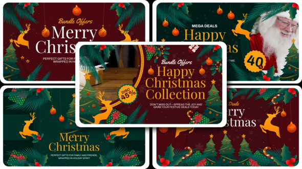 Videohive Christmas Sale Promo After Effect