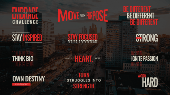 Videohive Creative Kinetic Text Titles