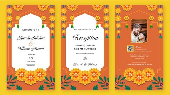 Videohive Indian Creative Wedding Invitation