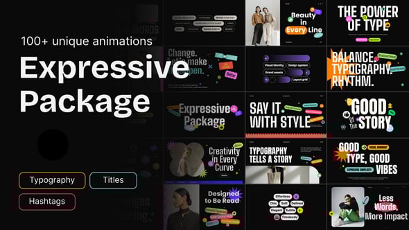 Videohive Expressive Pack