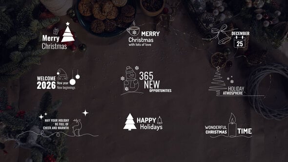 Videohive Christmas Titles 61009932
