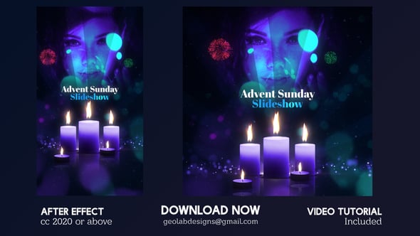 Videohive Advent Sunday Slideshow