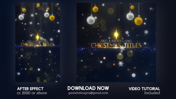 Videohive Christmas Titles 61026371