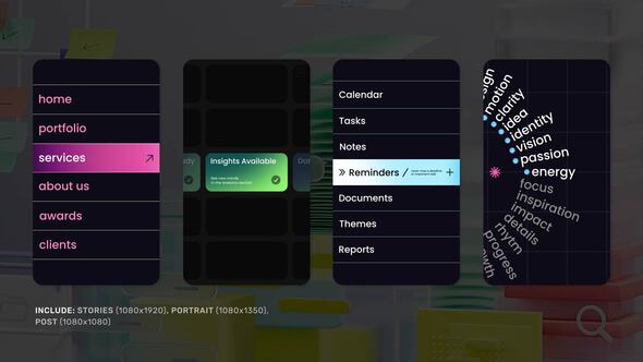 Videohive Vertical Looping Animations