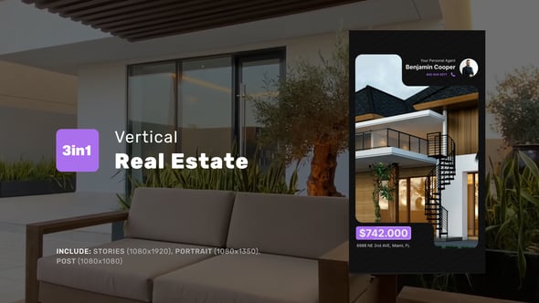 Videohive Vertical Real Estate