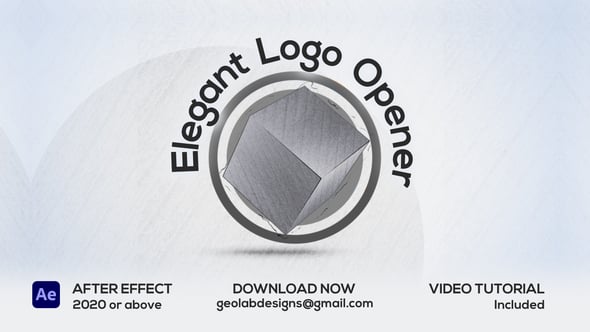 Videohive Elegant Logo Opener 58559476